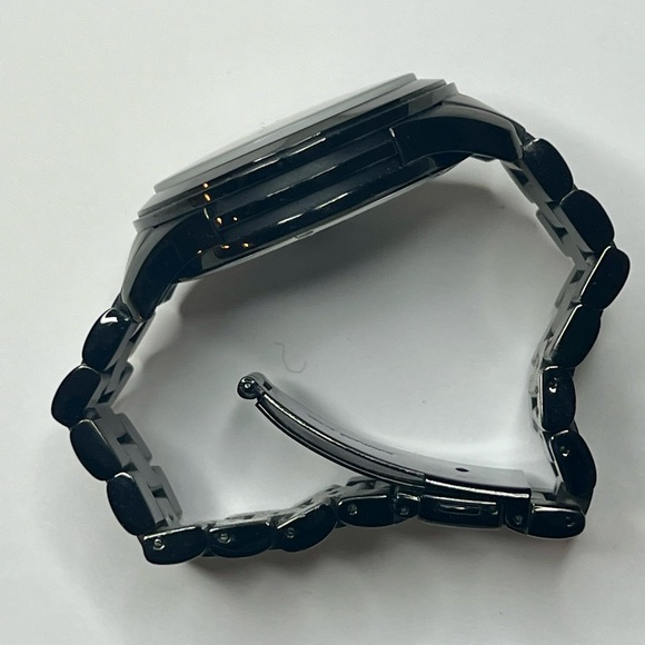 Michael Kors Oversize Slim Runway Black-Tone Watch - Picture 4 of 6